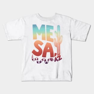 Mesa Rainbow Type Kids T-Shirt